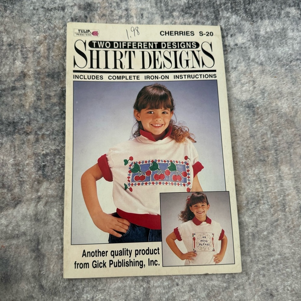NIP Fashion Show Iron On Clothing Designs - CHERRIES